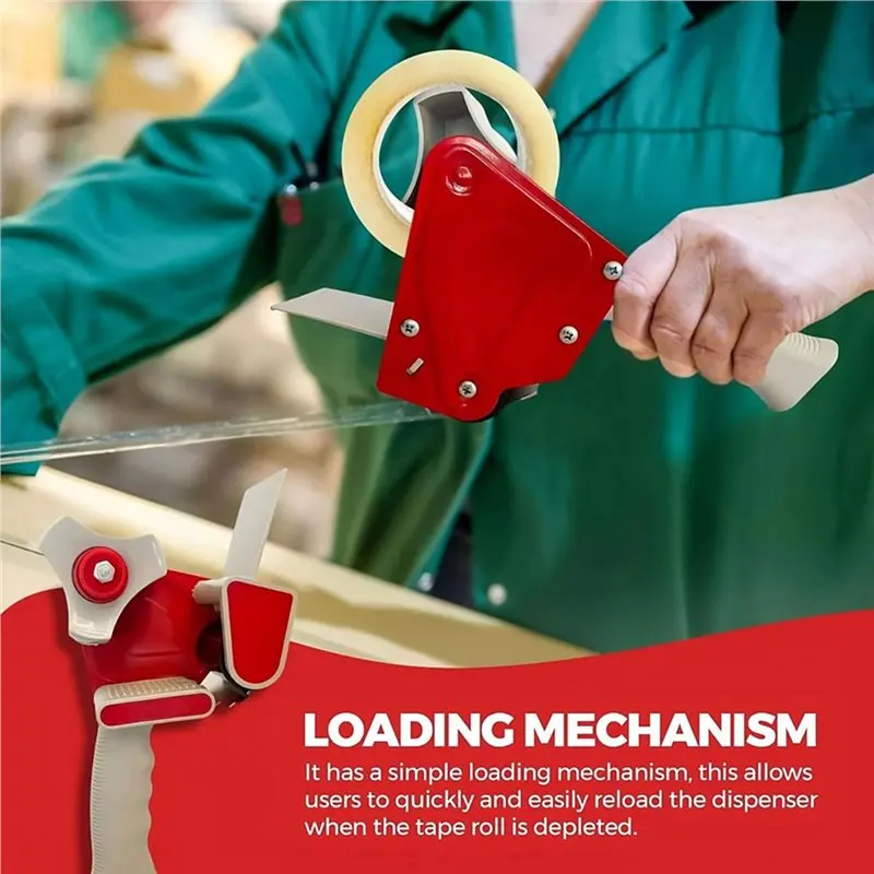 

【FLASH DEAL】2PC Packaging Tape Dispensing Gun,Can Accommodate 2Inch Wide Tape Rolls,Suitable For Commercial Packaging,Carton Sea