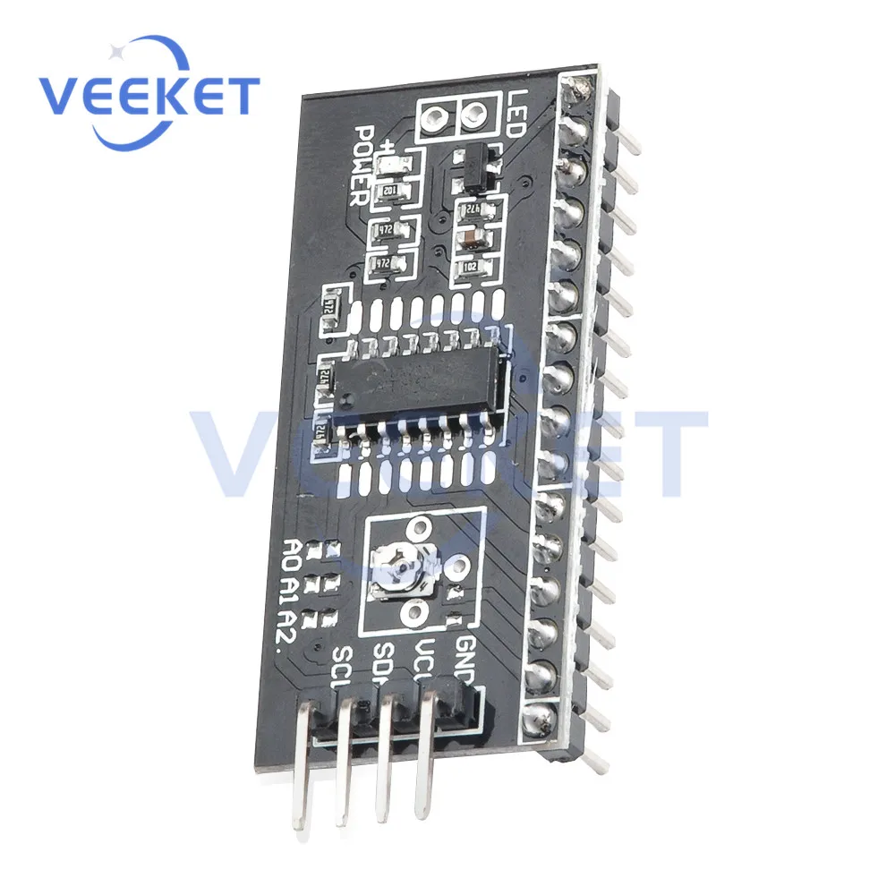 1602lcd adaptador conversor módulo 2004pcf8574 placa 1602 transferência conversão módulo de interface iic