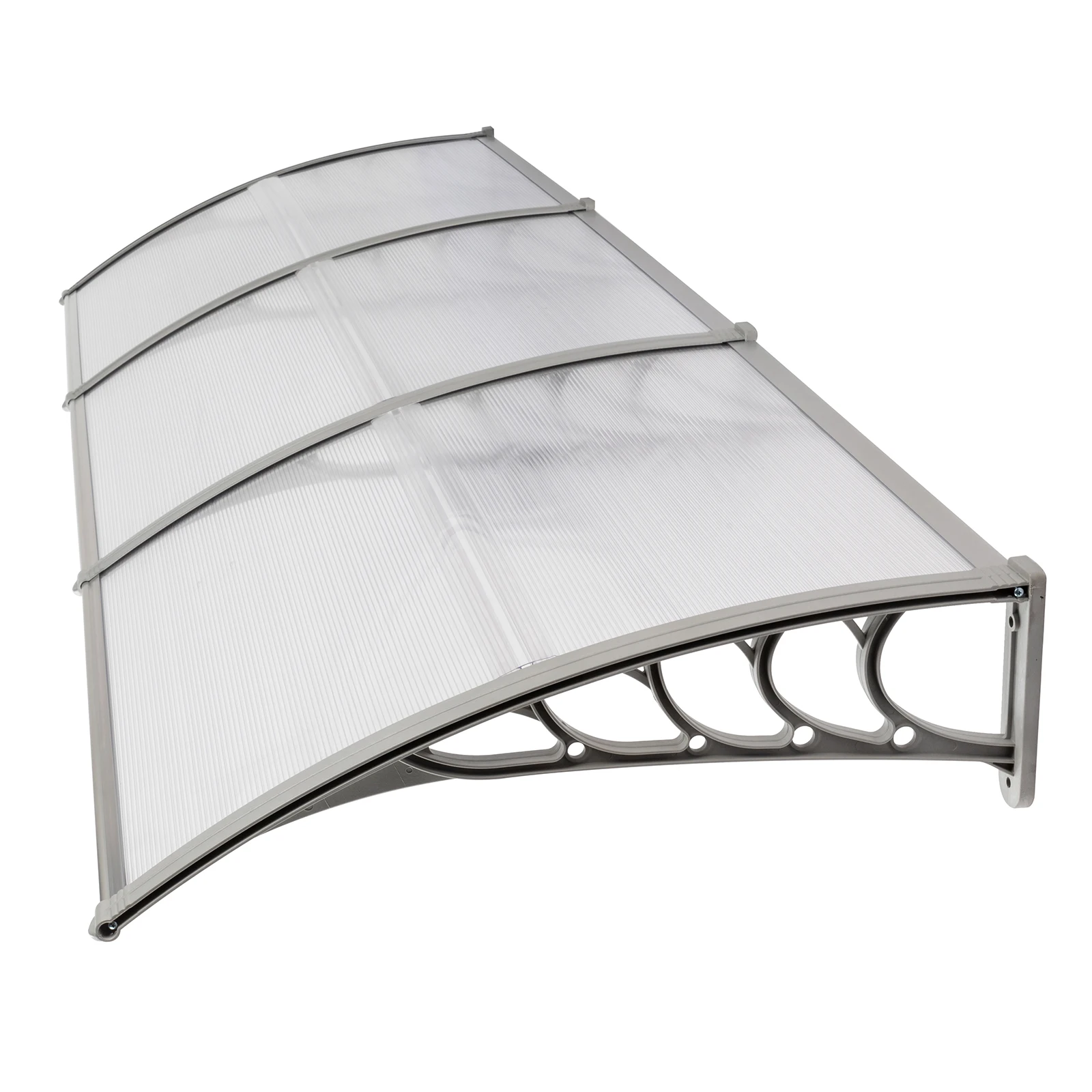 

[Same Code：51069445]Ht-300 X 100 Household Application Door & Window Rain Cover Eaves Transparent Board & Gray Holder