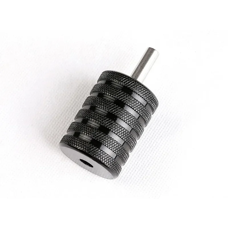

1PC Aluminum Alloy Handle Tattoo Grips Machine Gun Tubes Round 30MM Sterilizable Black Nylon Body Art Supplies