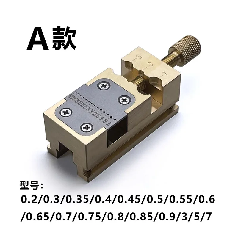 Watch Repair Brass Bench Clamp Head Pointer Pipe Clamp Wheel Train Bench Fixed Seat KWONG YUEN Precision Watch Tool