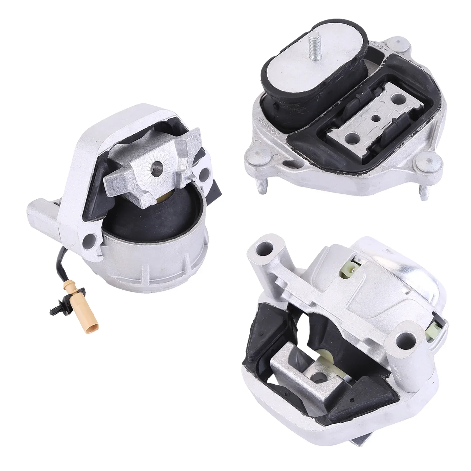 

3pcs Engine Motor and Transmission Mount Set, Compatible with 2012-2018 for A6 2.0L FWD, Part Numbers: 9988, 10046, 9928