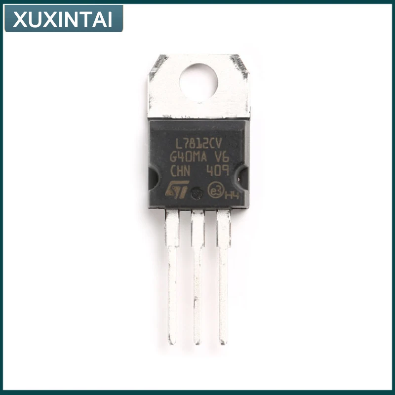 50Pcs/Lot  New Original  L7812CV-DG L7812CV Linear Voltage Regulator IC Positive Fixed 1 Output 1.5A TO-220