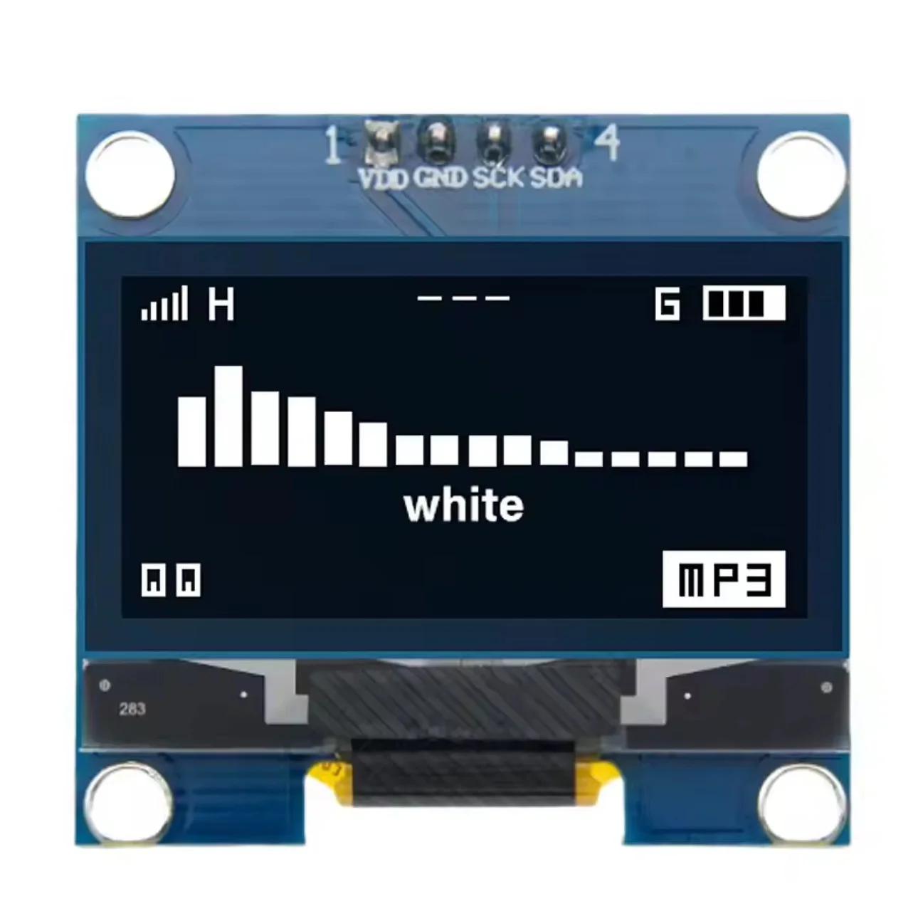 1 قطعة/5 قطعة TENSTAR روبوت 1.3 "OLED وحدة عرض أبيض أزرق اللون محرك رقاقة SH1106 128X64 1.3 بوصة LCD IIC I2C التواصل #4