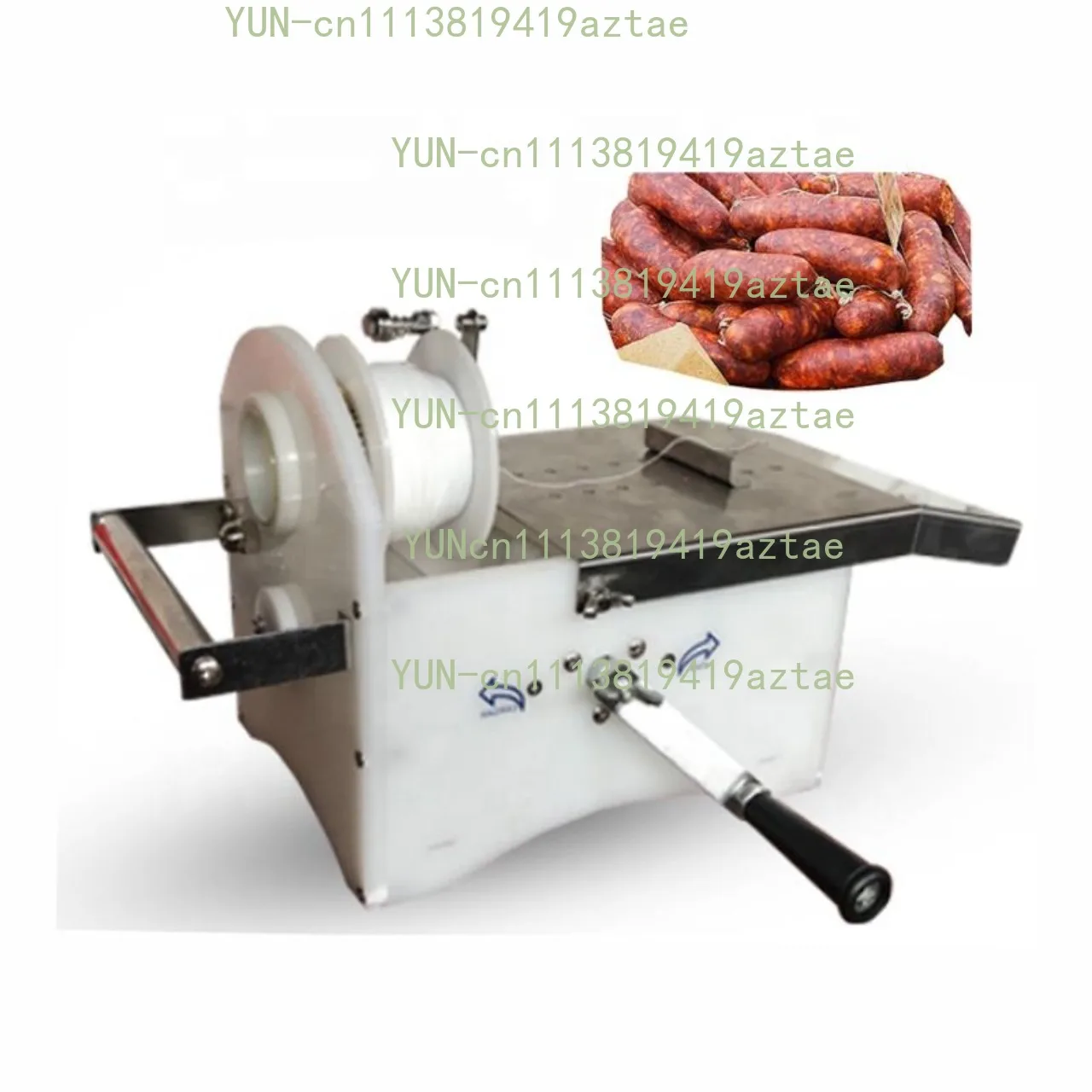 Sausage Knotting Tying Binding Linker Machine Hand-cranked Automatic Food Material Portable Manual Sausage Twisting Machine