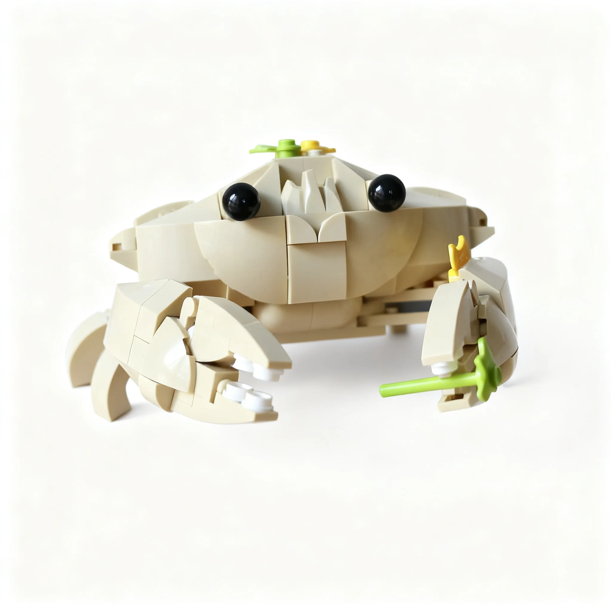 200pcs MOC Creator 3-in-1 Cute Crab Model Christmas Gift DIY Tabletop Ornament And Room Decoration Craft Design