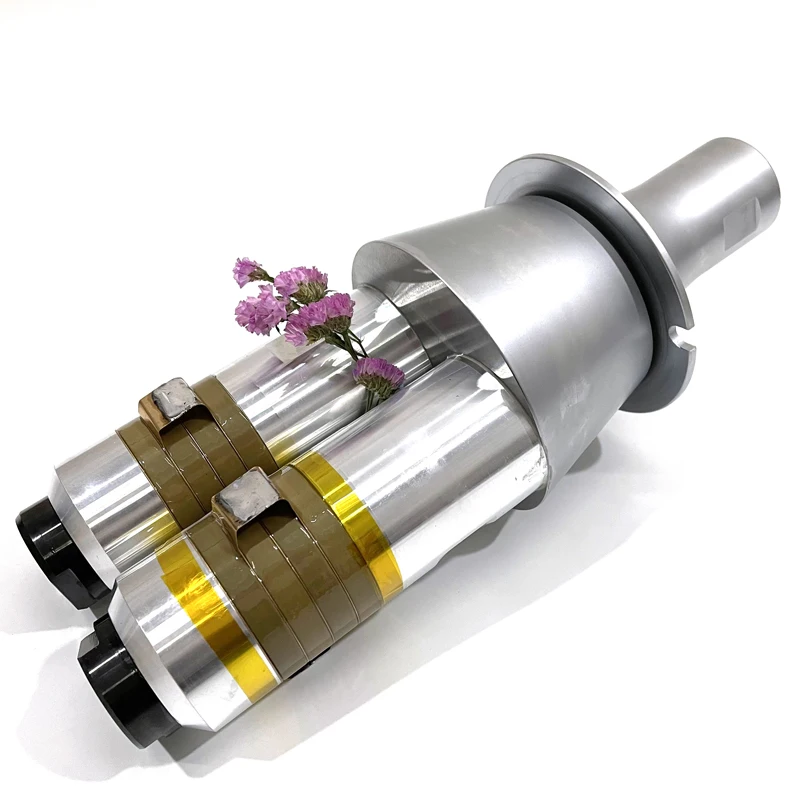 15KHZ 4200W High Power Ultrasonic Welding Transducer For Edge Cutting Machine Earring Spot Welder Edge Sealing Machine