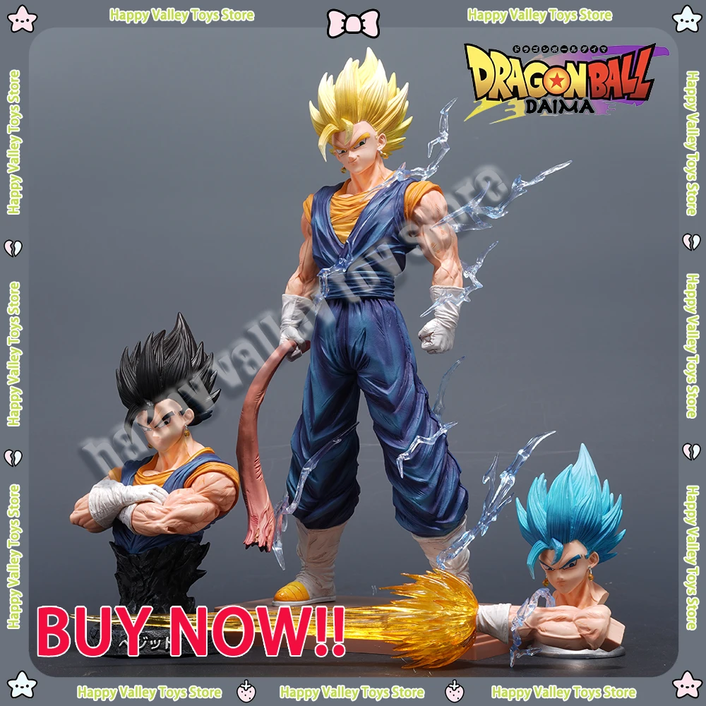 

Фигурка Dragon Ball HB Vegetto Gk, фигурки Super Saiyan, аниме-фигурка, Коллекционная фигурка, статуя, модель, игрушка на заказ, подарки для детей