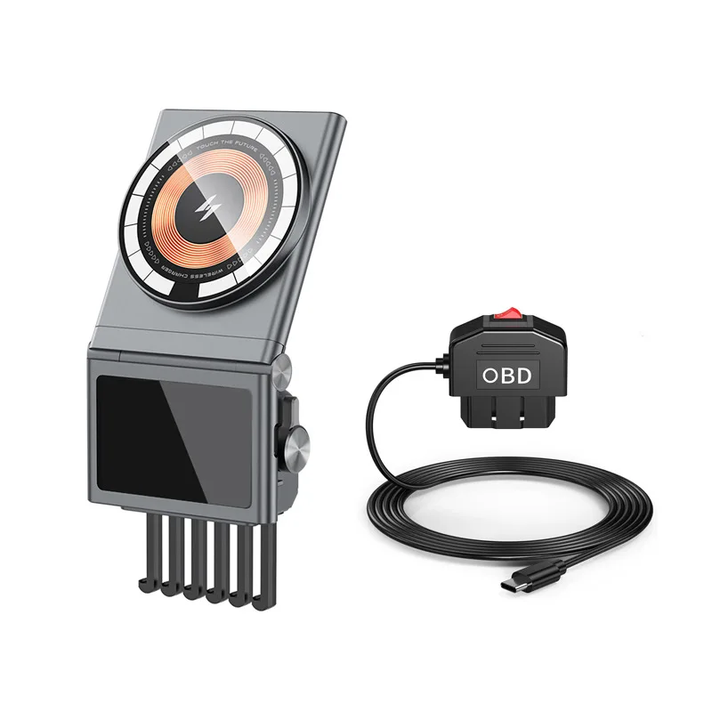 SmartOBDParkingMonitoringCableforDashcams,12V/24Vto5V3AwithSwitchandLowVoltageProtection