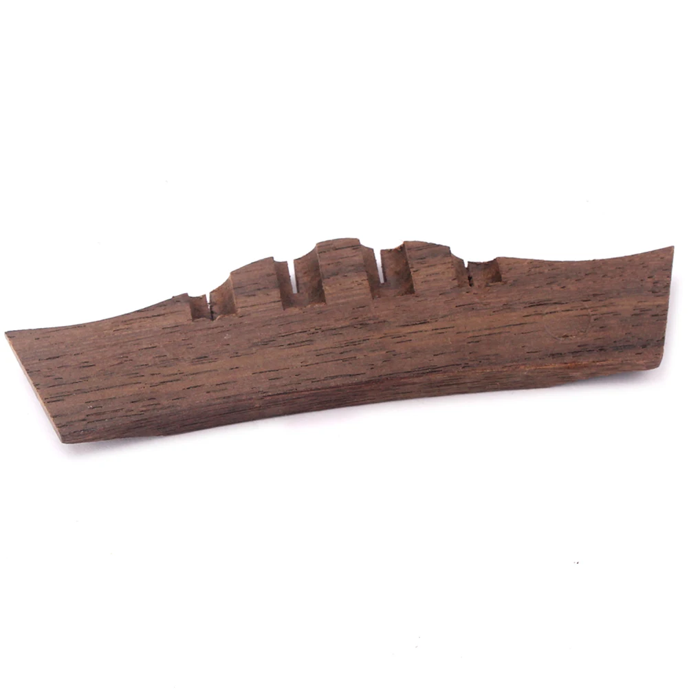 

105Mm Guitar Bridge Wooden Replacement Part Classical Guitars Bass Saddle Pins Rich Sound Stable Performance Guitar