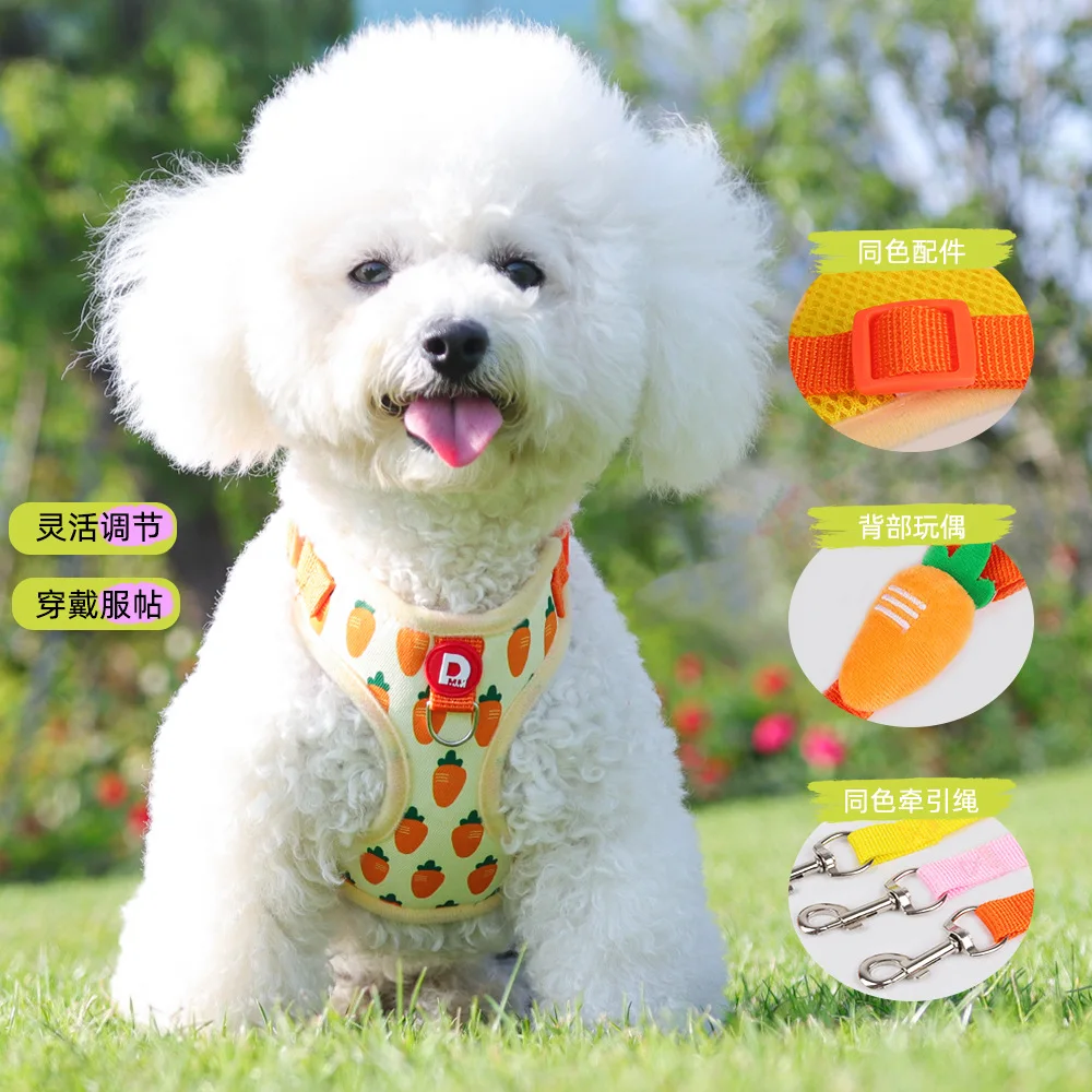 Pet Supplies New Dog Hand Holding Rope Dog Leash Adjustable Good-looking Dog Breast Strap