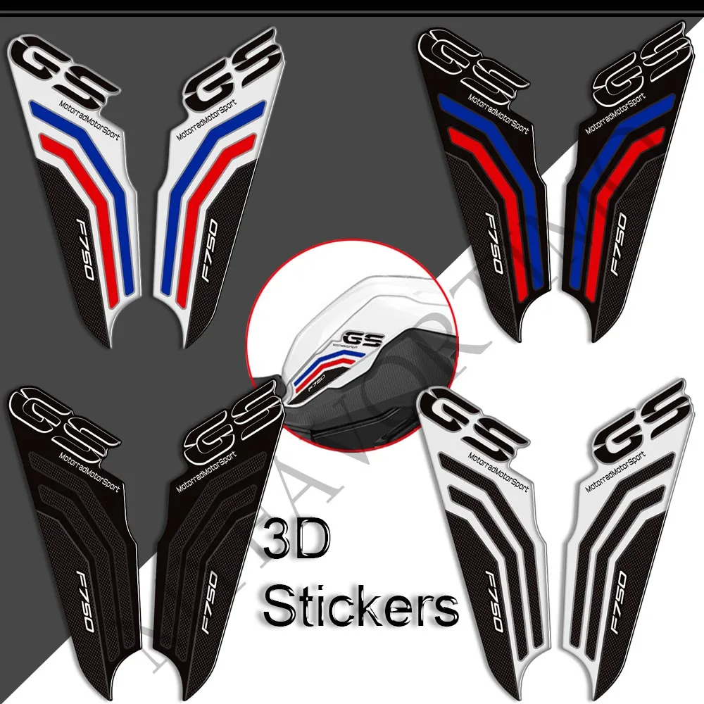 Voor Bmw F750GS F750 Adventure 2019-2023 Motorfiets Tank Pad Stickers Decals Grips Gas Side Stookolie Kit Knie bescherming