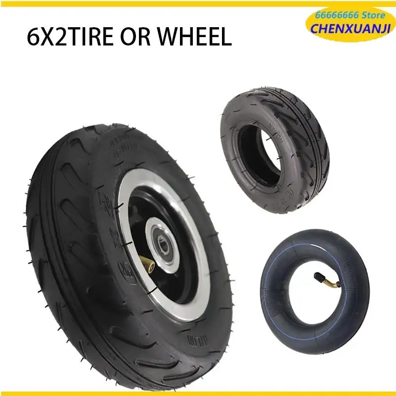 6 Inch 6x2 inner tube outer tyre wheel FOR Electric Scooter Wheel Chair Truck Electric Scooter F0 Pneumatic Tyres