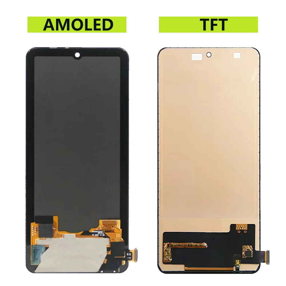 Super AMOLED Screen for Xiaomi Poco F3 M2012K11AG LCD Display Touch Screen Panel Digitizer with Frame for Poco F3 Replacement