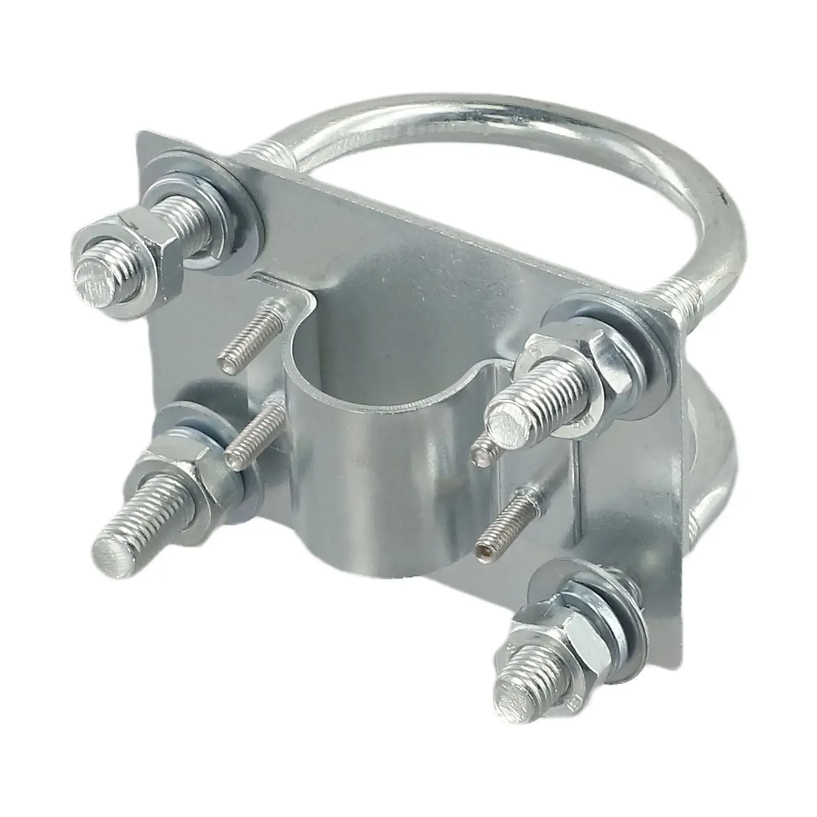 For LoRa Helium Hotspot Miner Glass Fiber Antenna Mast Mount U-Bolt Clamp Bracket For 1.8-2.28cm Pole Pipe Outdoor Installation