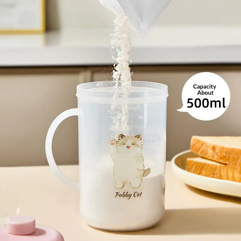 Food Grade High Temperature Resistant Breakfast Cup with Handle Microwave Safe Measuring Cup for Home Use Grains And Cereals