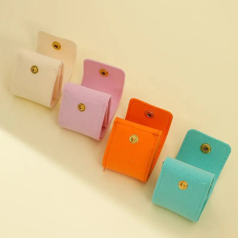(.) Portable Mini Jewelry Organizer Bag With Multiple Compartments For Rings Necklaces Earrings Travel Storage Bag