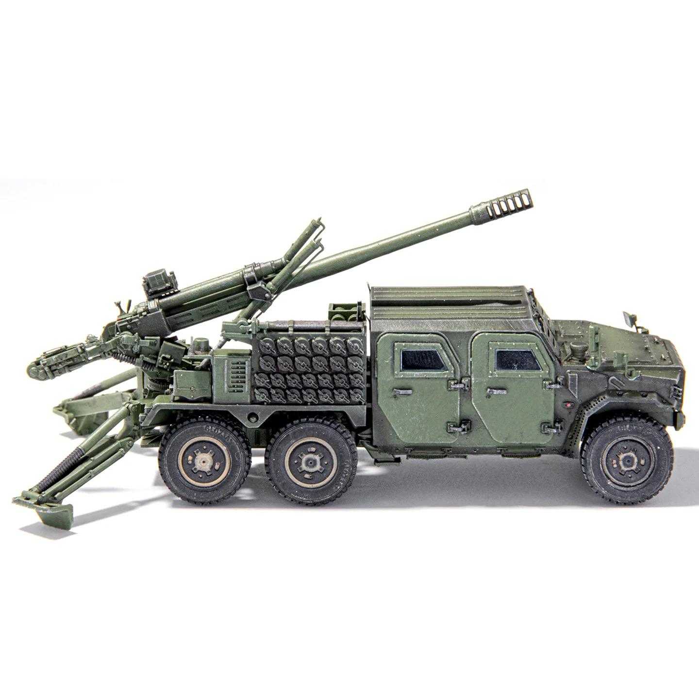 

1: 72 AM China 122 Car Mounted Howitzer Model PCL-171 Static Finished Product Model