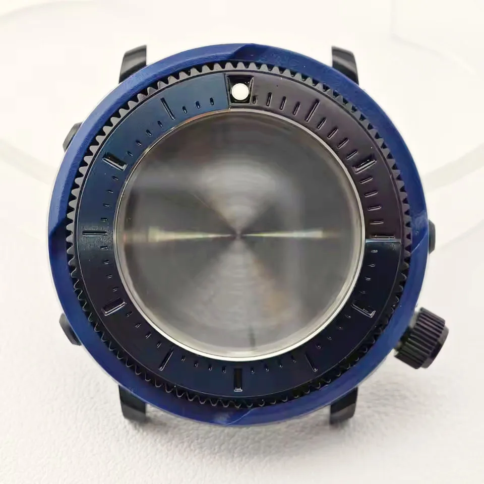 NH35 46 مللي متر التونة المعلبة SKX Mod ساعة الحال بالنسبة NH34 NH35 NH36 حركة الياقوت ساعات زجاجية اكسسوارات صندوق ساعة 200 متر الغوص