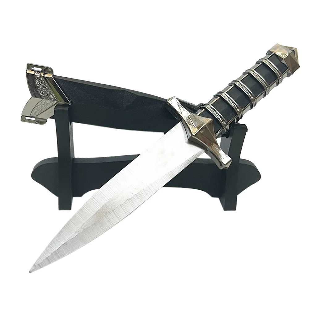 Mini espada de tiburón de 27 CM, cuchillo en miniatura hecho a mano, cuchillo decorativo coleccionable y adorno de espada, regalo creativo para amigo, juguete para niño