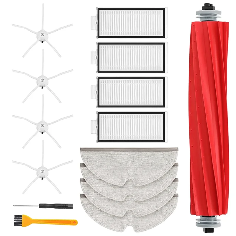 Сменные аксессуары BAAY для Xiaomi Roborock Q7 MAX/Q7 MAX+, пылесос, основная боковая щетка, фильтр Hepa, швабры