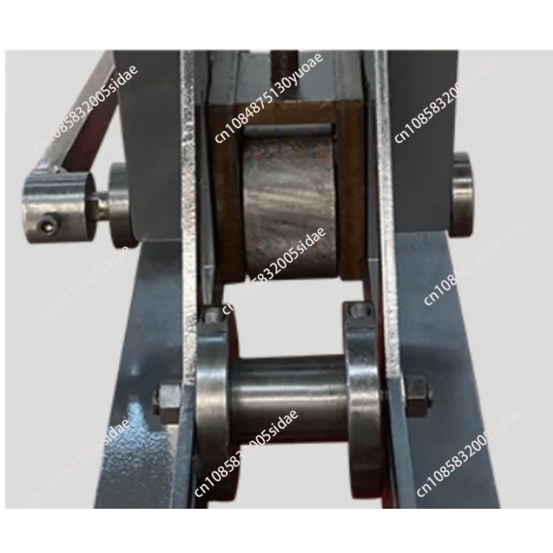 Manual Three Roll Bending Machine TR 40 Low Carbon Steel Rolling Simple Operation for Workshop Metalworking Sheet Metal