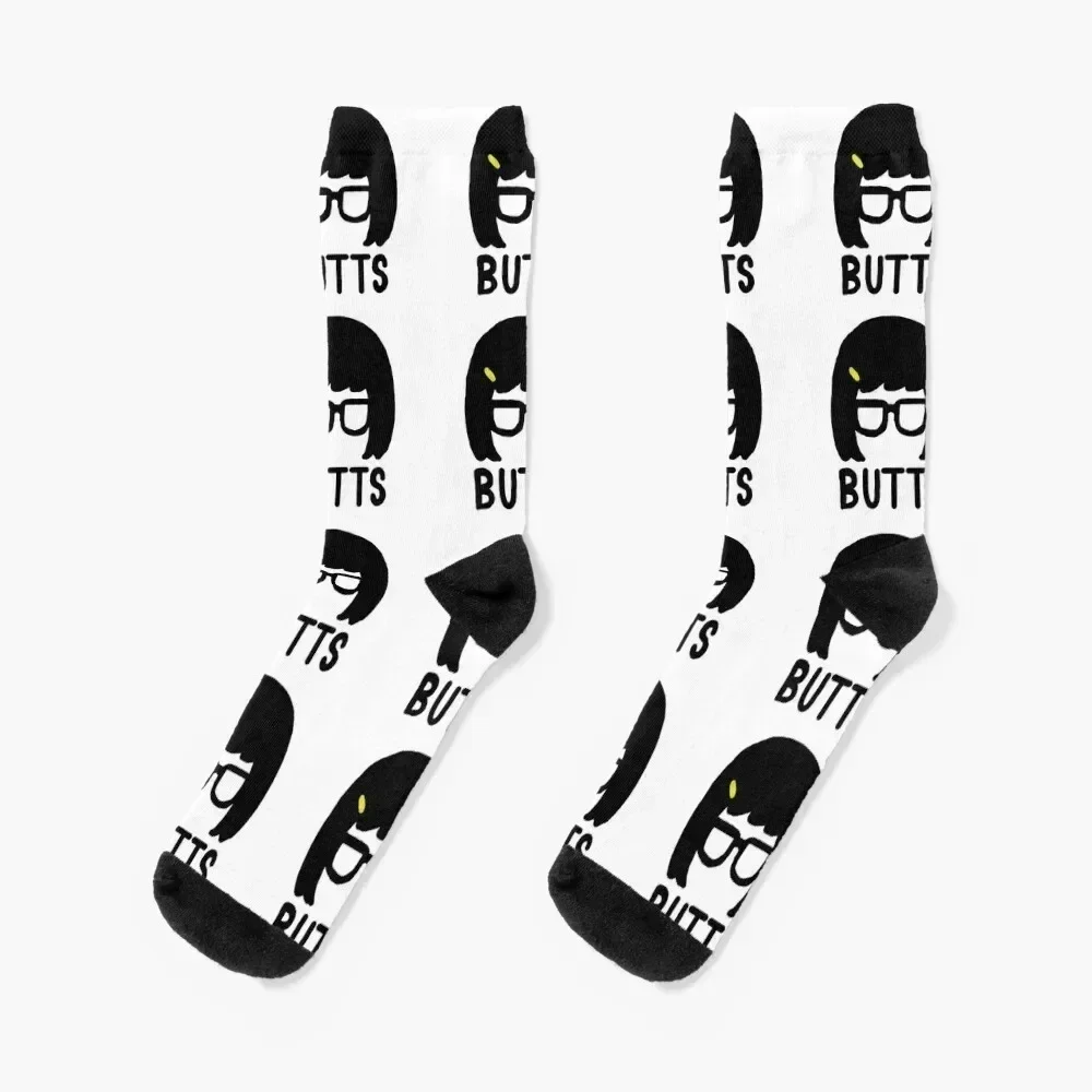 

Tina Butts Socks hockey gift winter Run Socks For Girls Men's