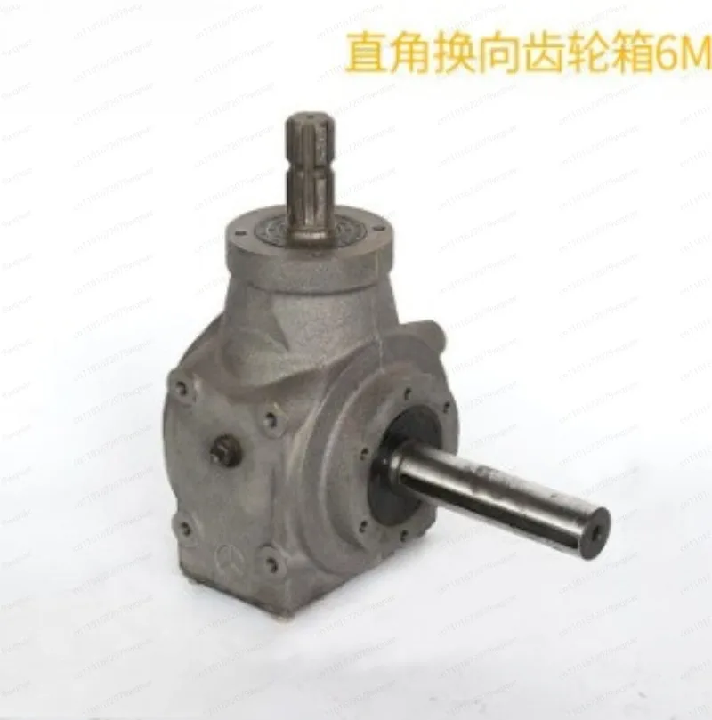 Right angle reversing gearbox 6M steering gear hard tooth surface gearbox gear reducer