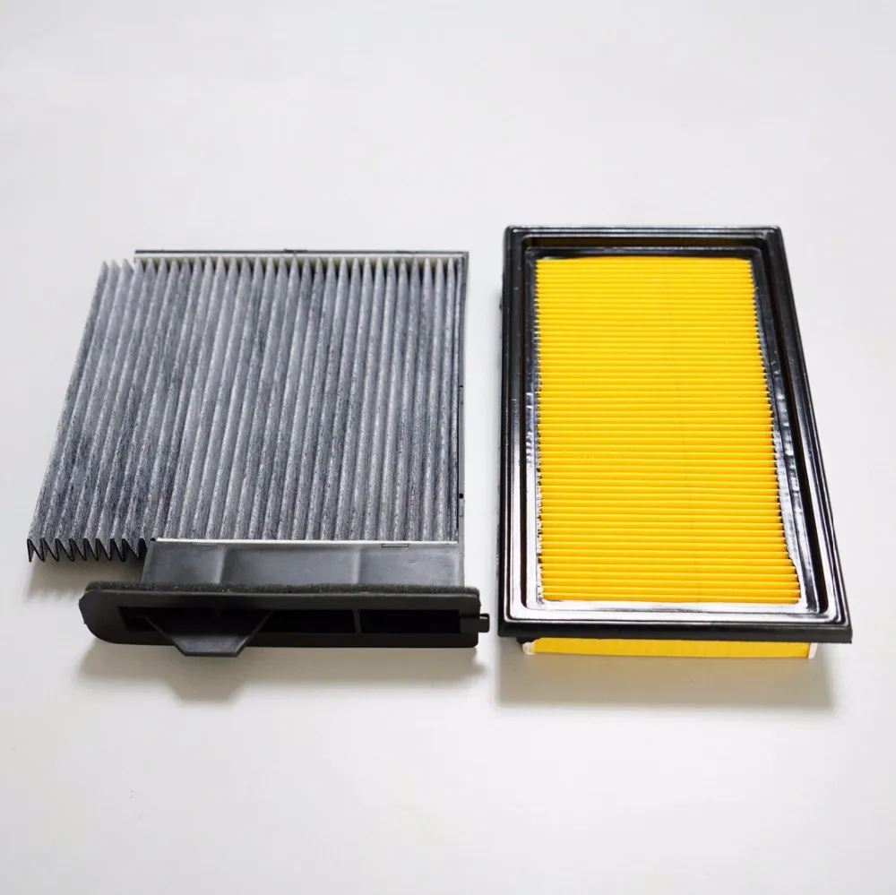 High quality SET FILTERS For Nissan Tiida 2008- Air Filter + AC Cabin Filter 2 filters