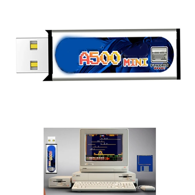 Arcade-Style Games with A500 MINI Game Expansion Card USB Expansion Pack