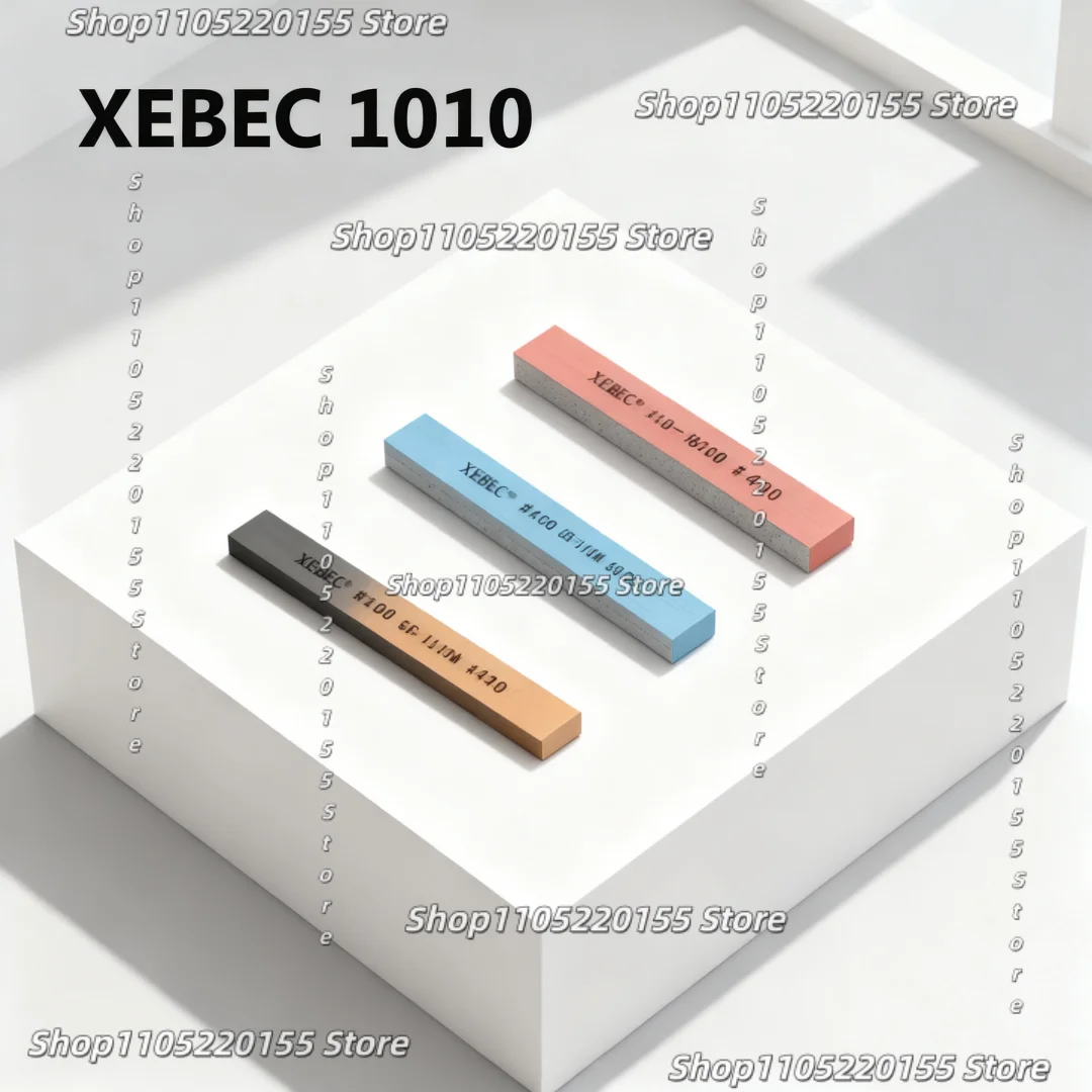 5pcs Japan XEBEC Fiber Stone 1010M G Series Ceramic Fiber Stone for Mold Die Polishing 1*10*100mm Grit180~1200