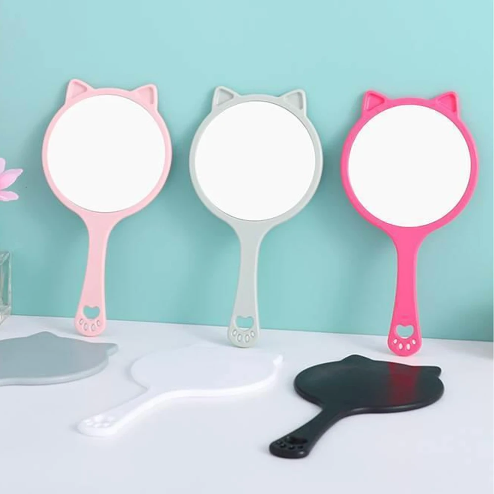 10pcs Dental Clinic Mirror Dental Profile Mirror Plane Mirror Handheld Mirror