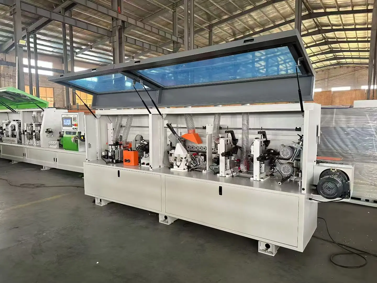 

Automatic Pvc Mdf Wood Cnc Edge Bander Machinery Board Pre Milling Woodworking Edge Banding Machine for Furniture Trimming