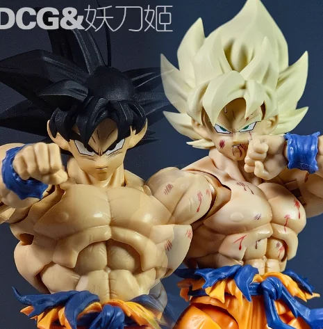 متوفر في المخزون ألعاب Dcg لعبة دراغون بول زد سوبر سايان سون جوكو ملحقات الرأس مكافأة أنيمي عمل الشكل ألعاب أطفال هدايا #2
