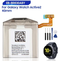 Replacement Battery EB-BR830ABY For Samsung Galaxy Watch Active2 40mm SM-R835 SM-R830 Watch3 41mm SM-R850 R855 247mAh