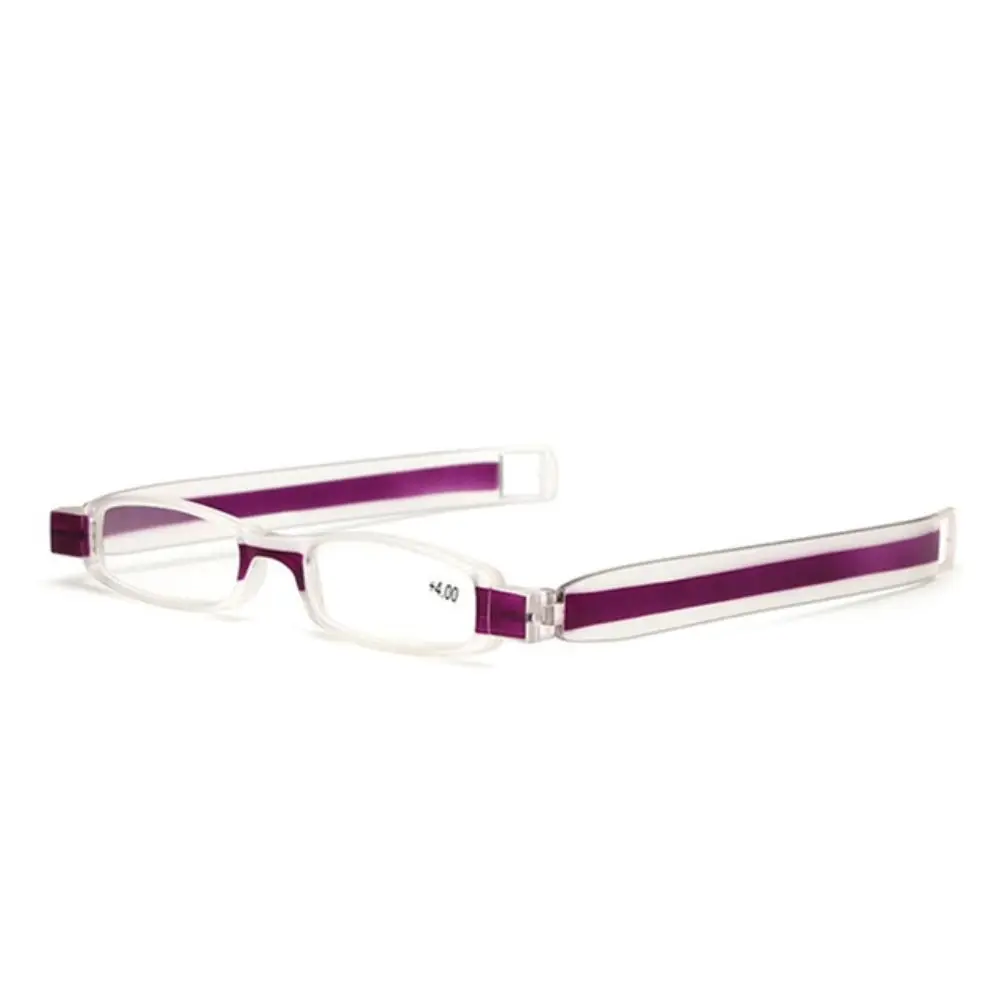 2 PCS Computer Goggles Folding Reading Glasses Ultra-light 360 Degree Rotation Presbyopia Reading Glasses Resin Reading Glasses
