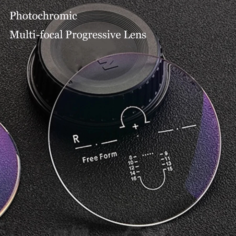 Aspheric Photochromic Multi-Focal Progressive Prescription Lens Myopia Presbyopia Lens Hard Glasses
