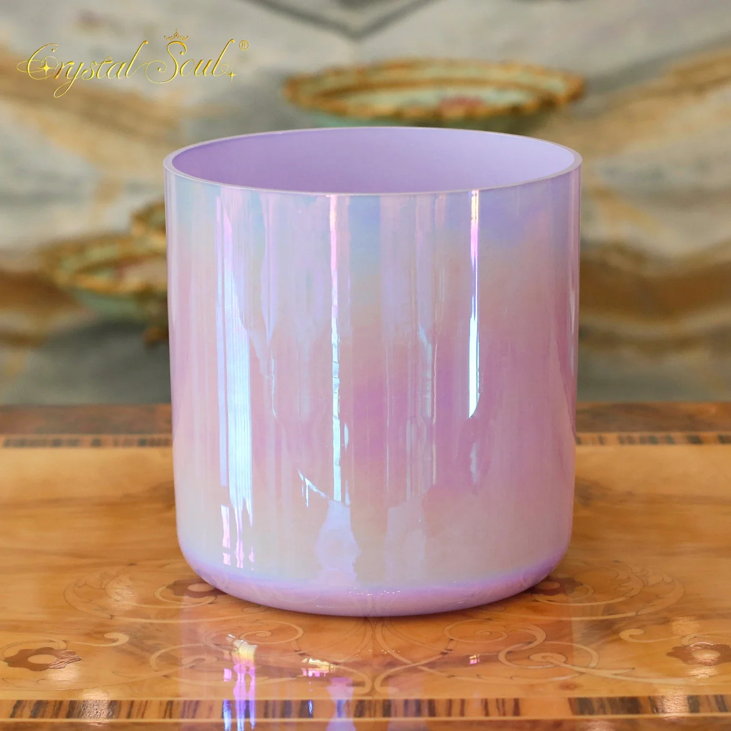 NEW 2026 Thickened Purple Taro Crystal Singing Bowl, Custom Color & Tone 432Hz for Sound Healing Meditation
