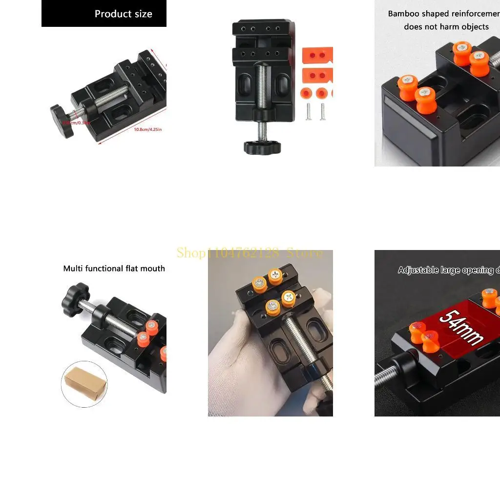 

Miniature Flat Table Jaw for Benches Clamp Mini Universal Drill Press Vise Opening Craft Carving Tool Table Vise best sale