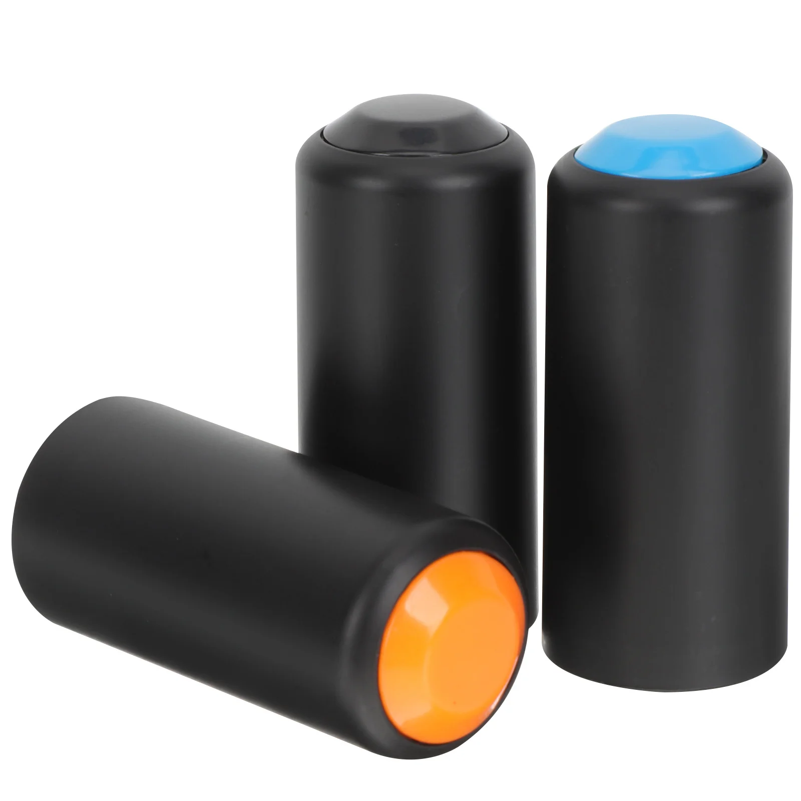

3pcs Microphone Cover Cap Wireless Mic Replacement Plastic Screw-On Covers For Ktv Stage Meeting Use
