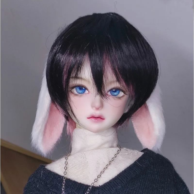 BJD Drooping Rabbit Ears for 1/6 1/4 1/3 MDD MSD Doll Animal Ears Accessories.