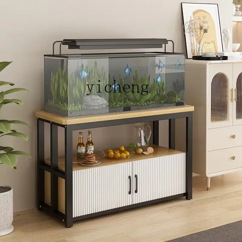 YG-1 Fish Tank Cabinet Base    Rack with  Load-Bearing Storage