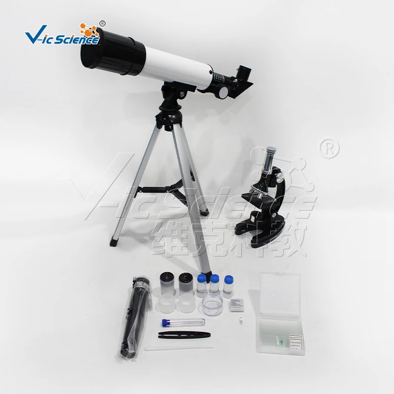 Astronomical Telescope and Microscope Set teaching equipment