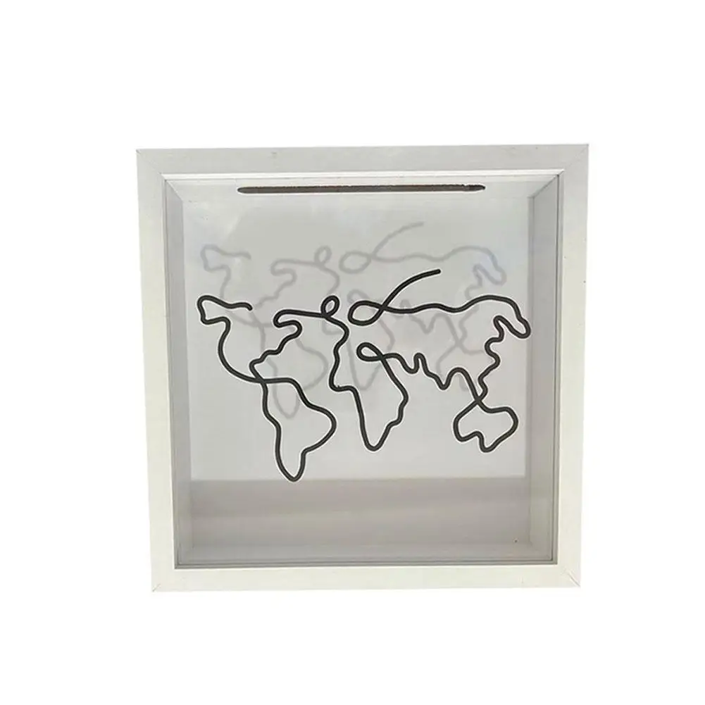 Mappa Adventure archivio Box cartolina Souvenir Storage Ticket Frame Box Photo Map Home Storage decorazione scatola di deposito Box Box M5f4