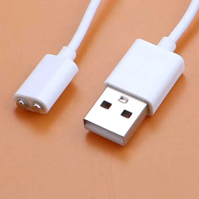 1,2A 80cm Magnetisches Ladekabel 2-Pin Mittelabstand 5/6/7/8/9/10mm Magnet-Saugkabel USB-Ladekabel Smartwatch Datenkabel – Detail 2