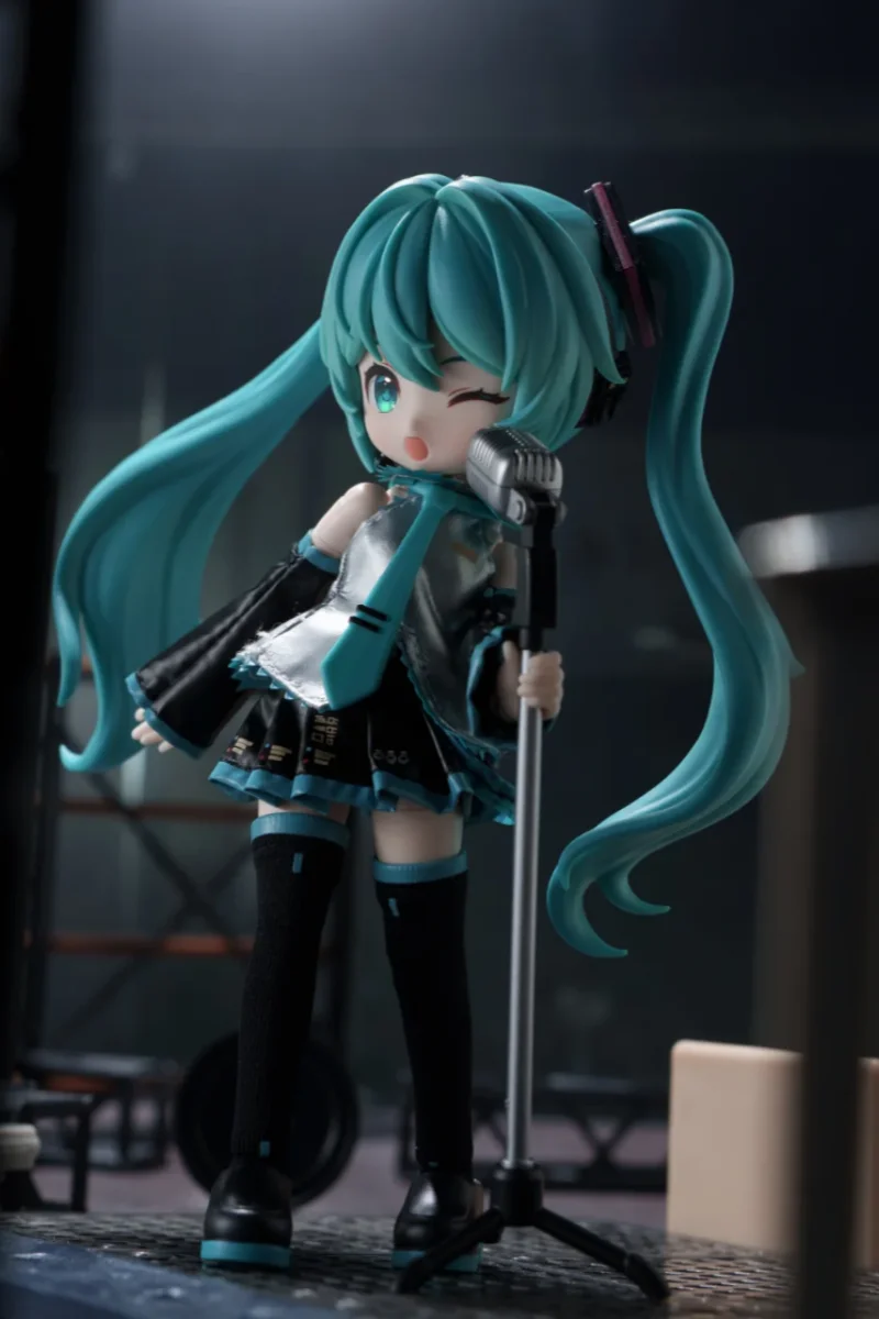 Novo em estoque genuíno blokees serendipity vocaloid hatsune miku série anime figura requintado coleção decoração brinquedo ornamento presentes