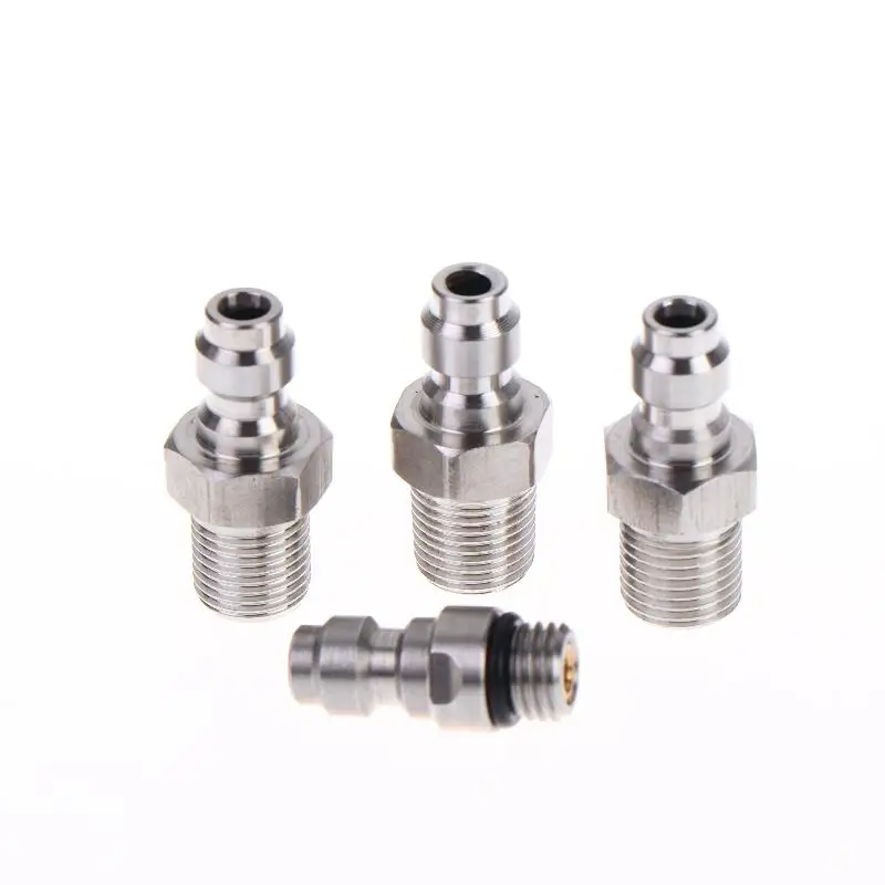 Quick Connect Valve 8mm Male Fitting High Pressure Application Anti Rust Feature for Chemical Processing