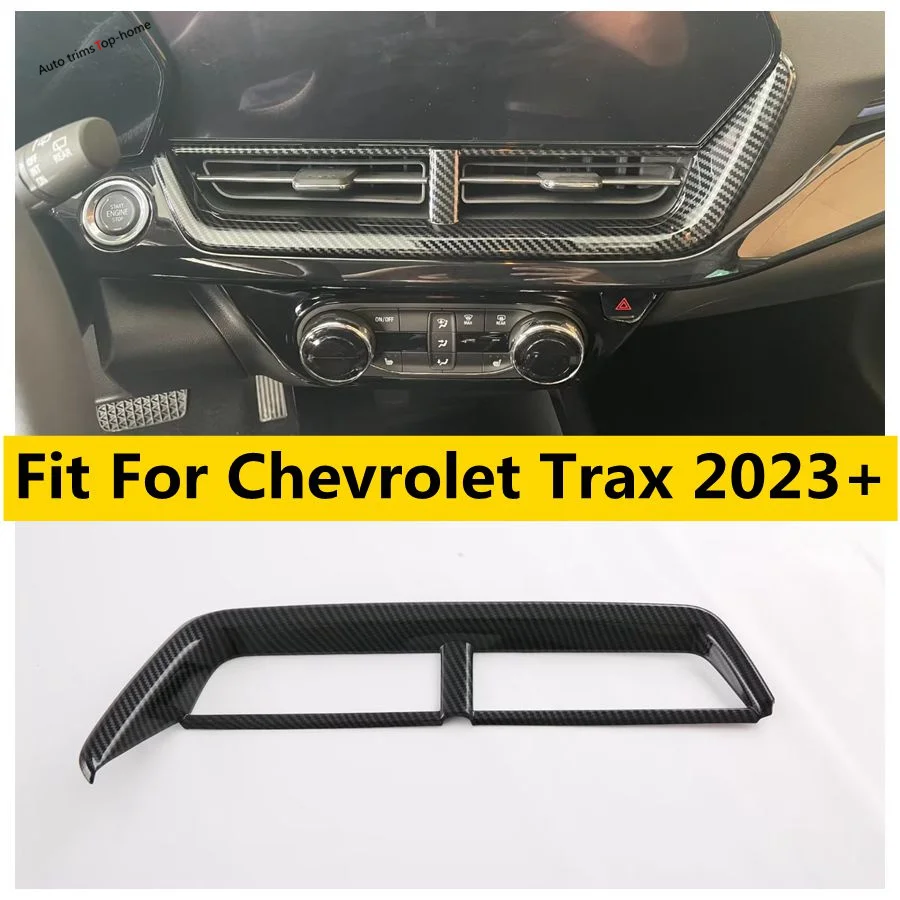 

Air Conditioning AC Vents Frame Cover Trim Middle Centre Air Outlet Decoration Fit For Chevrolet Trax 2023 2024 Accessories