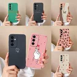 For Samsung Galaxy S24FE S24 Plus S24 Ultra Case Bear Love Heart Shockproof Anti-fall Antifouling Cover For samsung s24 fe Coque