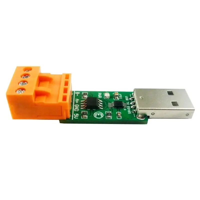 DC 12V/24V. USB to RS485 UART Converter WIN10 MAC LINUX OS CH340 SP485 replace FT232 CP2102 PL2303 MAX485 MAX3485 SP3485